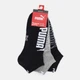 Набор женских носков коротких хлопковых Puma Elements Unisex Bwt Sneaker 93899408 35-38 3 пары Black/Grey (8720245824606) - изображение 3