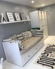 Каркас кушетки с 3 выдвижными ящиками HEMNES IKEA 903.493.26 белый - изображение 8