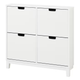 Тумба для обуви STALL 96x17x90 cm IKEA 605.302.66 белый - изображение 1