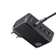 Мережевий зарядний пристрій Usams US-CC163 T50 100W 4 Ports ACCC GaN Fast Charger (EU) Black CC163TC01 - зображення 4