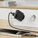 Сетевое зарядное устройство ACEFAST A69 PD30W GaN (USB-A+USB-C) ultra-thin charger Black 6974316282709 - изображение 4