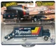 Pojazd Mattel Hot Wheels Premium Car Culture Team Transport '70 Plymouth AAR Cuda & Sakura Sprinter #63 1:64 HRV38 (0194735186266) - obraz 1