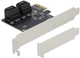 Плата розширення Delock PCI Express - 4 x SATA (4043619900107) - зображення 1