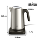 Электрочайник BRAUN Identity WK5205.BK - изображение 3