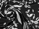 Тканина Шовк Армані квітковий вальс, чорно-білий, пог. м. (а35, 2410078E, д4 цв3) - зображення 2