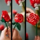 Конструктор icons букет роз 822 детали Botanicals (10328) flowers Bouquet of Roses - изображение 6