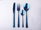 Набір столових приборів у подарунковій коробці Herdmar Oslo Blue5 48 предмети - зображення 3