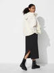 Юбка миди осенняя прямая женская Uniqlo 769862877 S Черная (1159828136) - изображение 2