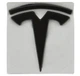 Значек эмблема Tesla Model 3 Performance черная матовая на капот - изображение 2