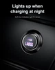 Быстрое автомобильное зарядное устройство в прикуриватель машины Baseus на 2 порта USB и Type-C QC4.0 PD 5A/30W адаптер умная авто зарядка с подсветкой 12 24V - изображение 2