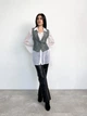 Жіночий жилет Python бірюзовий, L ART KNIT 038386 - зображення 1