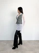 Жіночий жилет Python бірюзовий, L ART KNIT 038386 - зображення 4