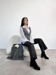 Жіночий жилет Python бірюзовий, L ART KNIT 038386 - зображення 6