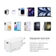 Мережевий зарядний пристрій ColorWay GaN Mini 65W PD Port PPS USB-C White (CW-CHS049PD-WT) - зображення 11