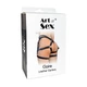 Гартеры Art of Sex - Claire, натуральная кожа, размер L-2XL, цвет розовый - изображение 4