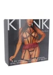 BDSM-костюм ученицы Leg Avenue Harness teddy & skirt S Black, портупея, мини-юбка, экокожа - изображение 5
