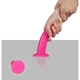 Гладкий фаллоимитатор Lovetoy Silicone Holy Dong Medium цвет розовый (20854016000000000) - изображение 6