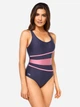 Купальник слитный женский Aqua Speed Stella Lady 8670 (299-35) 44 (XXL) Черный/Розовый (5908217686701) - изображение 1
