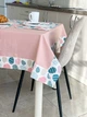 Скатерть водоотталкивающая с бортиком Delux Textil Розовые яички 170 х 130 см 367930 (368188) - изображение 2
