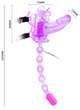 Клиторальный вибратор с хвостом для анальной стимуляции Baile Strap-on Butterfly цвет фиолетовый (00293017000000000) - изображение 3
