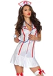 Еротичний костюм медсестри Leg Avenue Head Nurse M/L, сукня, аксесуар на голову, стетоскоп - изображение 1