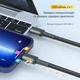 Кабель Kuulaa PD 30w для швидкого заряджання iPhone 8/X/11/12/13/14 Pro Max з роз'ємом Apple Lightning Type-C - зображення 3