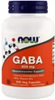 Гамма-аміномасляна кислота Now Foods GABA 500 мг 200 капсул в упаковці (ARE-573278) - зображення 1