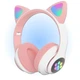 Беспроводные складные наушники с подсветкой с микрофоном и Bluetooth, Розовые (ARTST2BNPink) - изображение 1