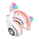 Беспроводные складные наушники с подсветкой с микрофоном и Bluetooth, Розовые (ARTST2BNPink) - изображение 2