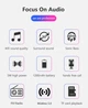 Мультифункціональний FM радіоприймач / Bluetooth-колонка з акумулятором LED-дисплей MP3-плеєр USB / TF / MIC / AUX / TWS blue - зображення 13