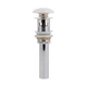 Донный клапан для раковины Qtap PU02O 70х70х227.5 White с переливом - изображение 1