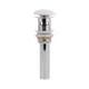 Донный клапан для раковины Qtap PU02O 70х70х227.5 White с переливом - изображение 3