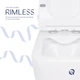 Унитаз Qtap Crow подвесной Rimless 520х360х290 мм с сиденьем Slim Duroplast/ Soft-close/ Quick relase бачок 3 /7.15L White - изображение 5