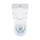 Унитаз-компакт Qtap Presto безободковый с сиденьем Soft-close QT24221217AW - изображение 6