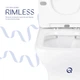 Унитаз напольный Qtap Aries Rimless безободковый с сиденьем Soft-close WHITE QT03228302W - изображение 5
