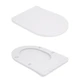Унітаз-компакт Qtap Robin Ultra Quiet безободковий з сидінням Soft-close QT13222128AUQ1W - зображення 8