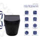 Унітаз підвісний Qtap Scorpio Ultra Quiet безобідковий з сидінням Soft-close MATT BLACK QT14332380AMB - зображення 3