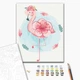 Картина по номерам Цветущий фламинго 30x40 см Brushme KBS0100 - изображение 2