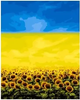Картина по номерам украинский пейзаж Поле подсолнухов 40х50 см Rainbow Art GX44814 - изображение 7