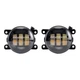 Комплект протитуманних LED фар AllLight FB-350Y D=90мм White+Yellow (Renault, Citroen, Ford, Mitsubishi, Opel, Peugeot, Subaru) - зображення 3
