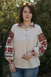 Жіноча вишиванка V&V Евеліна XXXL Молочний (301046193-333) - изображение 6