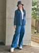 Рубашка джинсовая женская UNIQLO 705742609 S Синяя (1159826153) - изображение 6