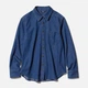 Рубашка джинсовая женская UNIQLO 705742609 S Синяя (1159826153) - изображение 7