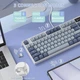 Бездротова механічна Клавіатура Attack Shark K86, Blue Whale Axis, Bluetooth/2,4g з міні-дисплеєм та поворотною кнопкою гучності, Hot-Swap, RGB-підсвічування, - зображення 8