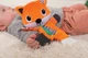 Мягкая игрушка-прорезыватель Infantino Cuddly Teether Fox для малышей - изображение 2
