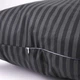 Подушка MirSon №0112 Сolor Fun Line 17-0611 Stripe Black Tencel средняя 50x70 см (2200010863468) - изображение 4
