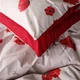 Простынь MirSon евро 200x220 см 17-0754 Scarlet Poppies Бязь (2200010933215) - изображение 4