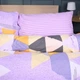 Наволочка MirSon Ranforce Elite 17-0764 Violet triangles 50х50 см (2200010938708) - зображення 4