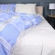 Наволочка MirSon Бязь 17-0766 Checkered blue 45х45 см (2200010939545) - изображение 2