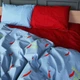 Простынь MirSon полуторная 150x220 см 17-0751 Flame red Бязь (2200010931501) - изображение 3